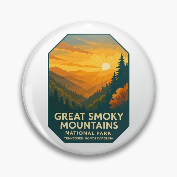 Item preview, Great Smoky Mountains National Park Retro Sticker designed and sold by Ismeal Von.