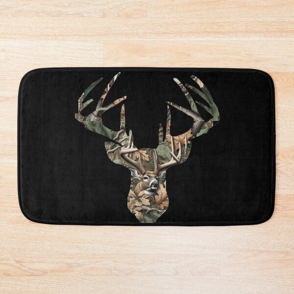 Item preview, Deer Camo Trophy Whitetail Buck Head designed and sold by LifeCrush.