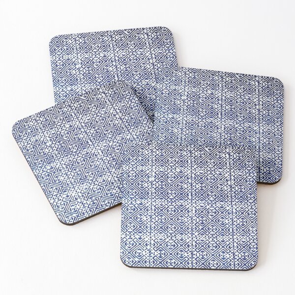 Item preview, Indigo Tribal Geometric Pattern – “Khajua” Cultural Design Inspired by Mountains & Nature designed and sold by PimTribe.
