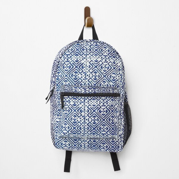 Item preview, Indigo Tribal Geometric Pattern – “Khajua” Cultural Design Inspired by Mountains & Nature designed and sold by PimTribe.