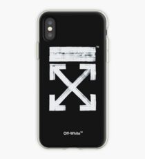 Off-White Brushed Arrows (Dark) iPhone Case