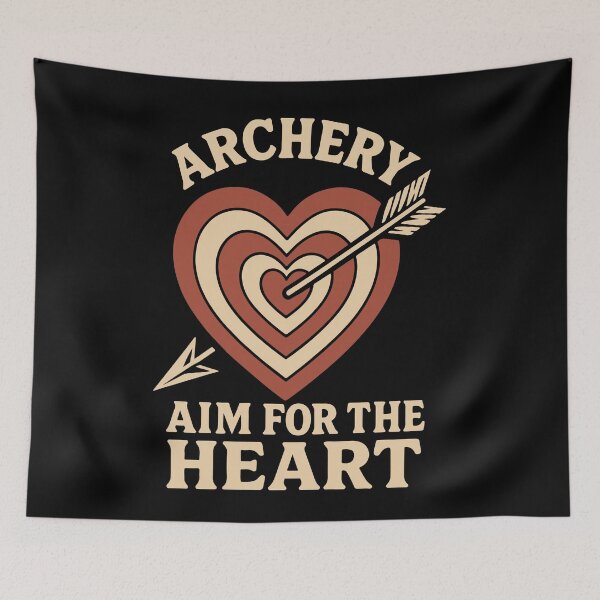 Item preview, Archery Aim For The Heart Archer Bow designed and sold by LuminOrb.