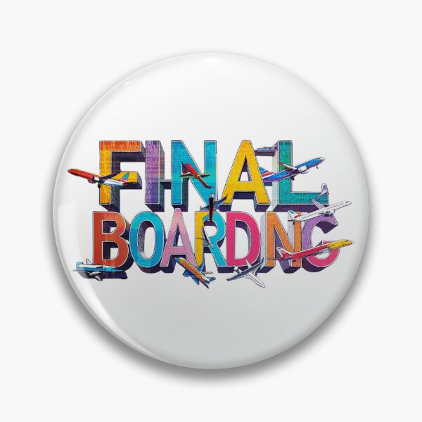 Item preview, Final Boarding, airport, journey designed and sold by RDproject.