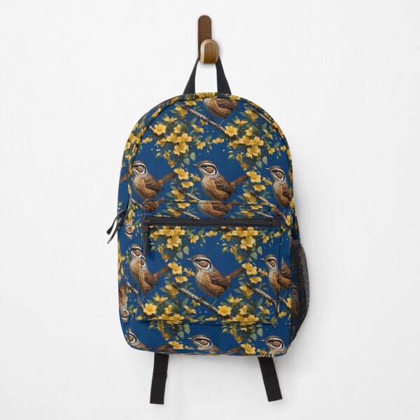 Item preview, Carolina Wren Surrounded By Yellow Jessamine designed and sold by taiche.