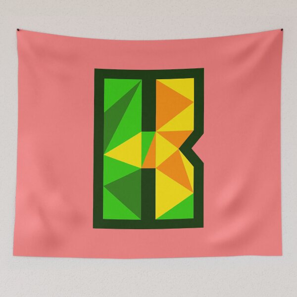 Item preview, My Type “K” Letter in Citrus Theme designed and sold by Artwork by Daniel Adams.