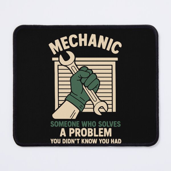 Item preview, Mechanic Problem Solver Garage Funny Saying designed and sold by LuminOrb.