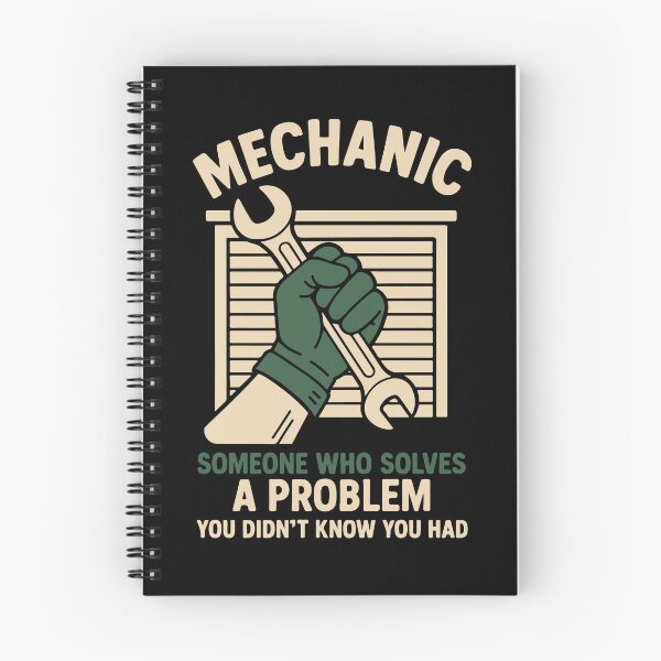 Item preview, Mechanic Problem Solver Garage Funny Saying designed and sold by LuminOrb.