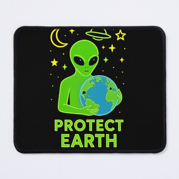 Item preview, Protect Earth – Neon Alien Design designed and sold by PastimeMastery.