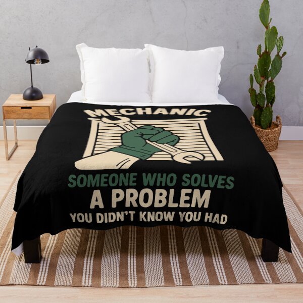 Item preview, Mechanic Problem Solver Garage Funny Saying designed and sold by LuminOrb.