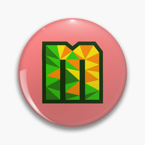 Item preview, My Type “M” Letter in Citrus Theme designed and sold by Artwork by Daniel Adams.
