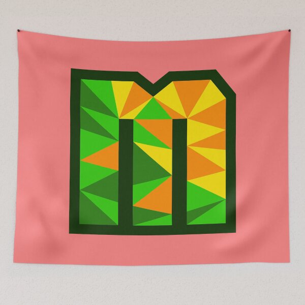 Item preview, My Type “M” Letter in Citrus Theme designed and sold by Artwork by Daniel Adams.