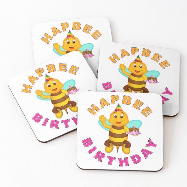 Item preview, HAPBEE Birthday designed and sold by LuxeDigiArt.
