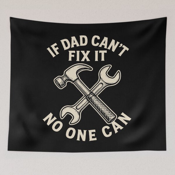 Item preview, If Dad Can't Fix It Garage Funny Mechanic designed and sold by LuminOrb.