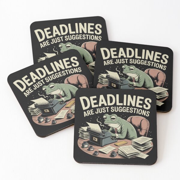 Item preview, Deadlines Are Just Suggestions designed and sold by theartfulaspie.