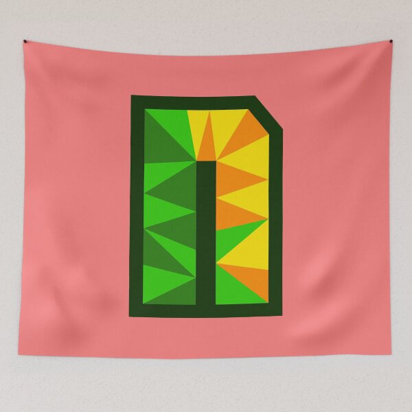 Item preview, My Type “N” Letter in Citrus Theme designed and sold by Artwork by Daniel Adams.