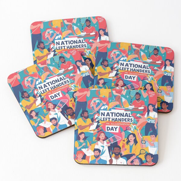 Item preview, National left handers day design designed and sold by AKANKEDESIGN.