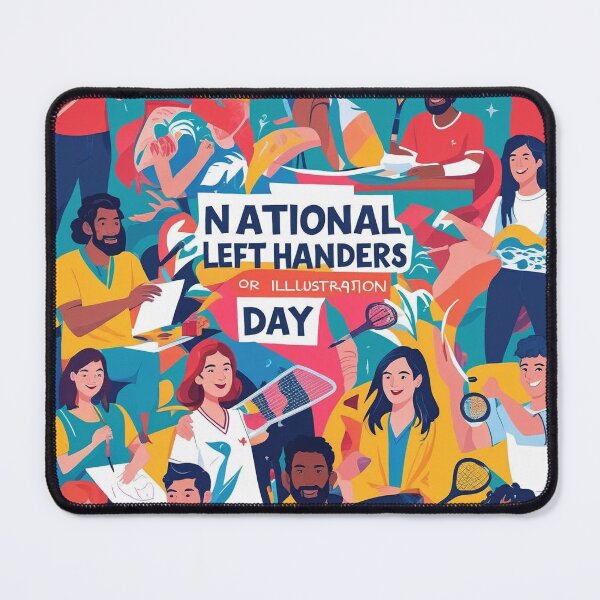 Item preview, National left handers day design designed and sold by AKANKEDESIGN.