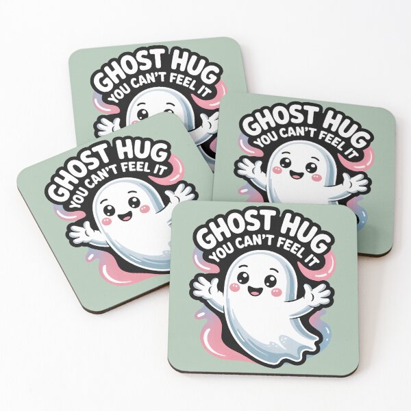Item preview, Floating Smiles Halloween Design | Pastel Ghost Illustration designed and sold by Fragy72.