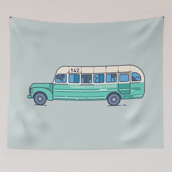 Item preview, Into the Wild Magic Bus 142 nature movie icon designed and sold by grafikis.