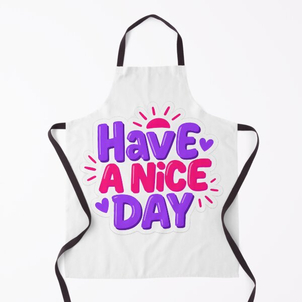 Item preview, Have a Nice Day In Purple - Motivational Positive Cheerful Quote Message designed and sold by SassyArtistry.