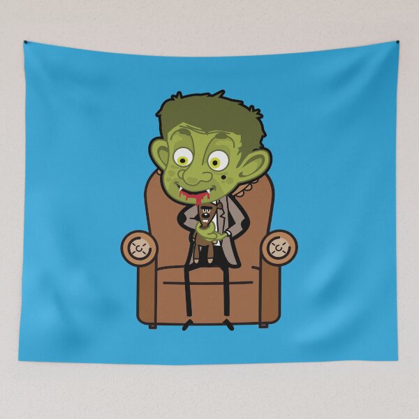 Item preview, Mr Bean zombie horror walking dead designed and sold by Captain Banjo.