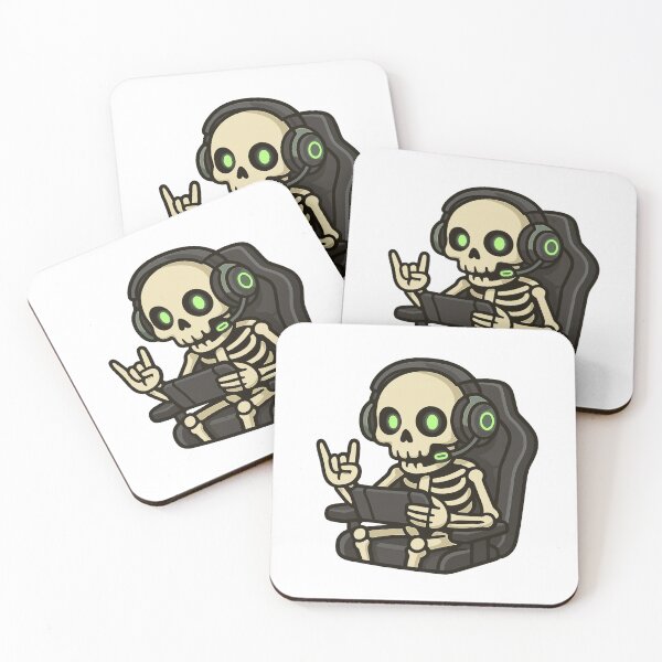 Item preview, Gamer Skeleton Video Game Halloween designed and sold by Cute-Nature.