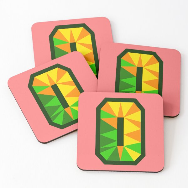 Item preview, My Type “O” Letter or Number "Zero" in Citrus Theme designed and sold by Artwork by Daniel Adams.