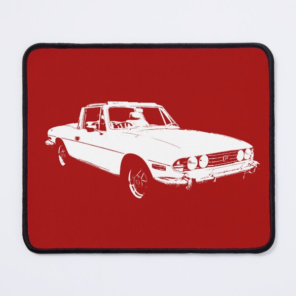 Item preview, Triumph Stag classic 1970s British car front quarter block white designed and sold by soitwouldseem.