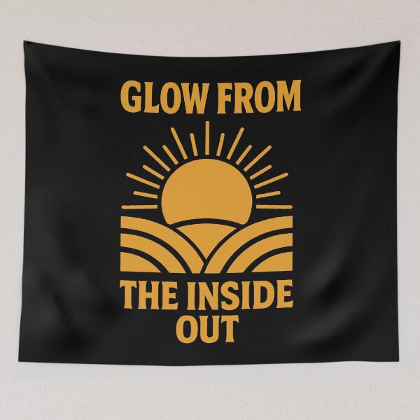 Item preview, Glow From The Inside Out Mindfulness Affirmation designed and sold by LuminOrb.