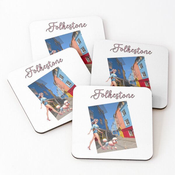 Item preview, Folkestone beach town, Folkestone artists, Kent, England, artists street designed and sold by Coolparrotgirl.