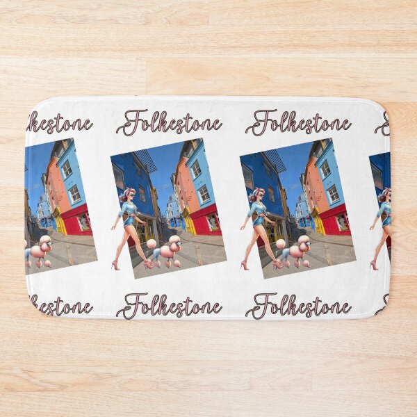 Item preview, Folkestone beach town, Folkestone artists, Kent, England, artists street designed and sold by Coolparrotgirl.