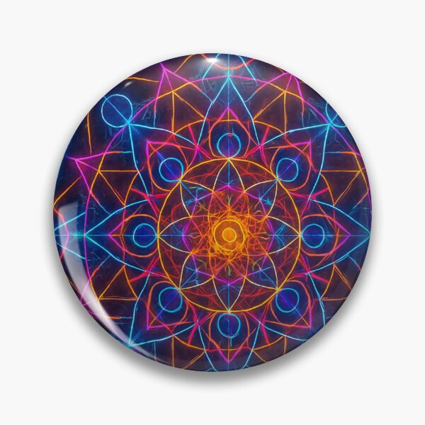 Item preview, Luminous Mandala of Geometry designed and sold by Sigtrix.