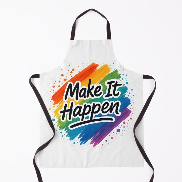 Item preview, Make It Happen ! - Motivational Positive Cheerful Quote Message  designed and sold by SassyArtistry.