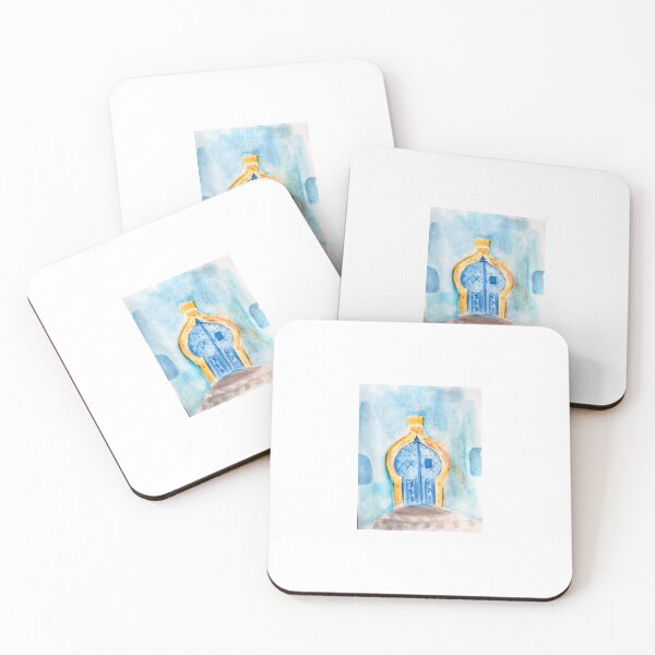 Item preview, Kasba Door from Morocco Watercolor painting designed and sold by GwendolynLee.