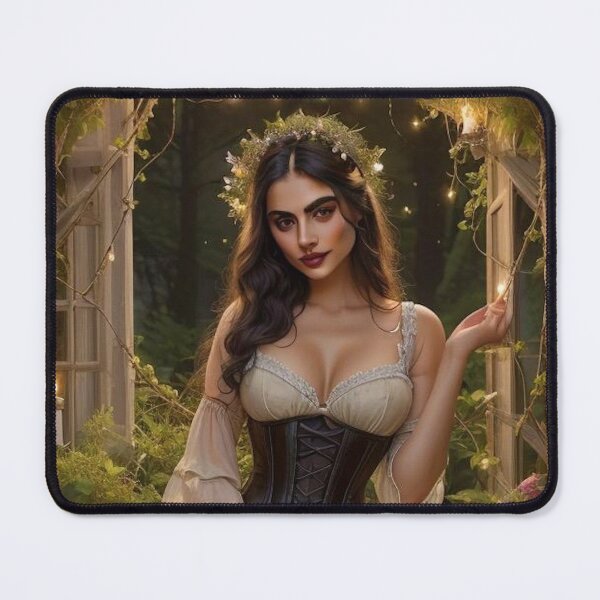Item preview, Moonlit Cottagecore Witch – Rustic Garden Magic Fantasy Art designed and sold by MissSaylor.