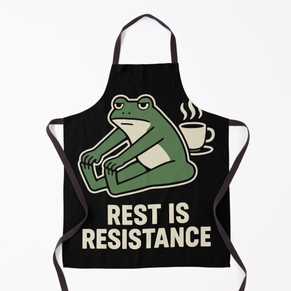 Item preview, Rest Is Resistance Mindfulness Affirmation designed and sold by LuminOrb.