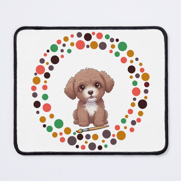Item preview, Celebrate Dot Day with My Lagotto Romagnolo | Colorful Dog Art designed and sold by The Real Life Symphony.