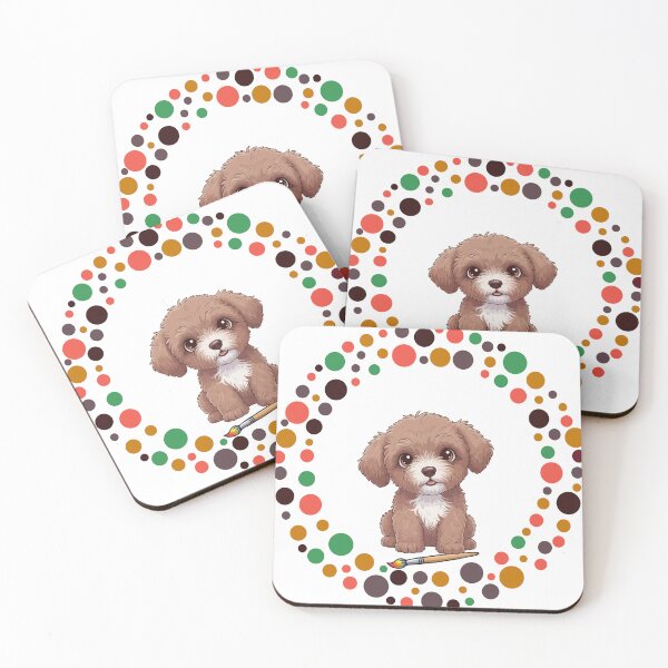 Artikelvorschau, Feiern Sie den Dot Day mit meinem Lagotto Romagnolo | Bunte Hundekunst entworfen und verkauft von The Real Life Symphony.