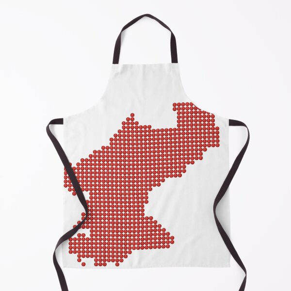 Item preview, North Korea Red Rhinestone designed and sold by TheIconSmith.