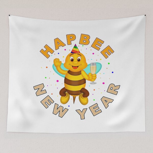 Item preview, HAPBEE New Year 2 designed and sold by LuxeDigiArt.