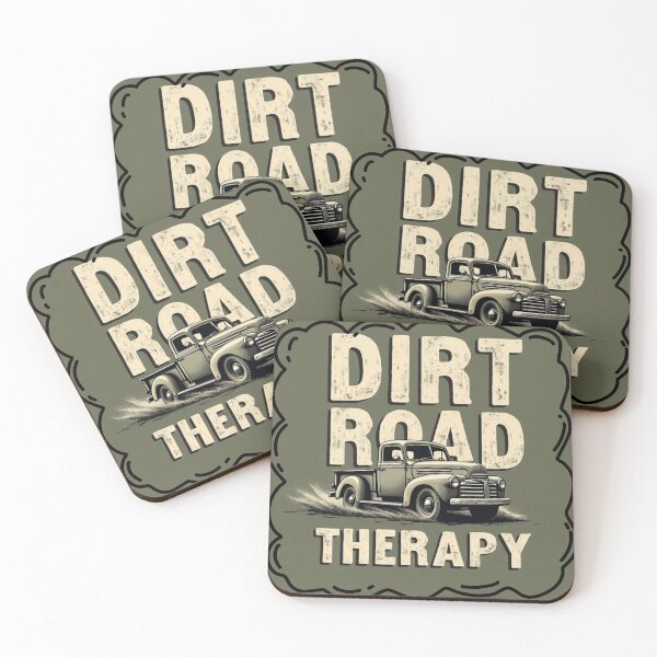 Item preview,  Dirt Road Therapy Vintage Truck Design designed and sold by rustyroofco.