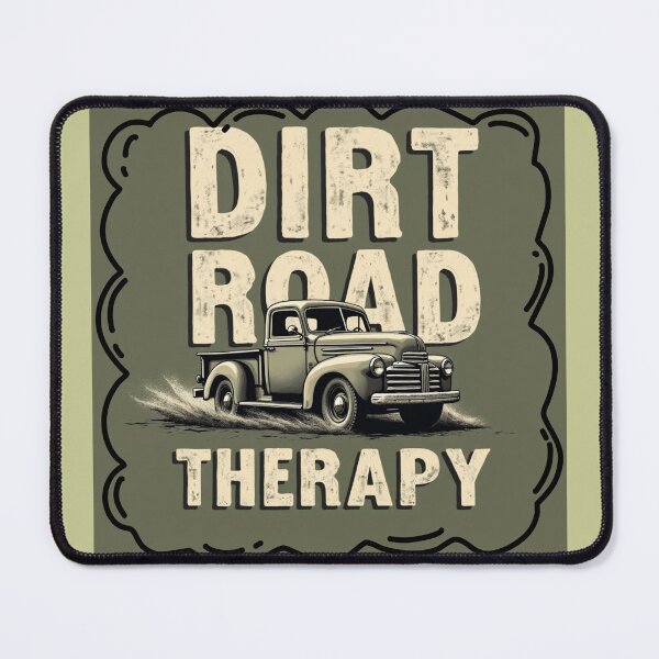 Item preview,  Dirt Road Therapy Vintage Truck Design designed and sold by rustyroofco.
