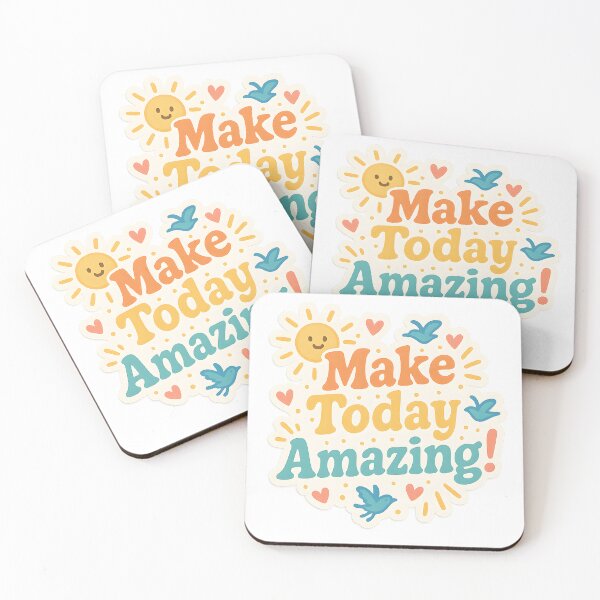 Item preview, Make Today Amazing - Motivational Positive Cheerful Quote Message  designed and sold by SassyArtistry.