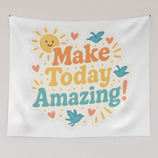 Item preview, Make Today Amazing - Motivational Positive Cheerful Quote Message  designed and sold by SassyArtistry.