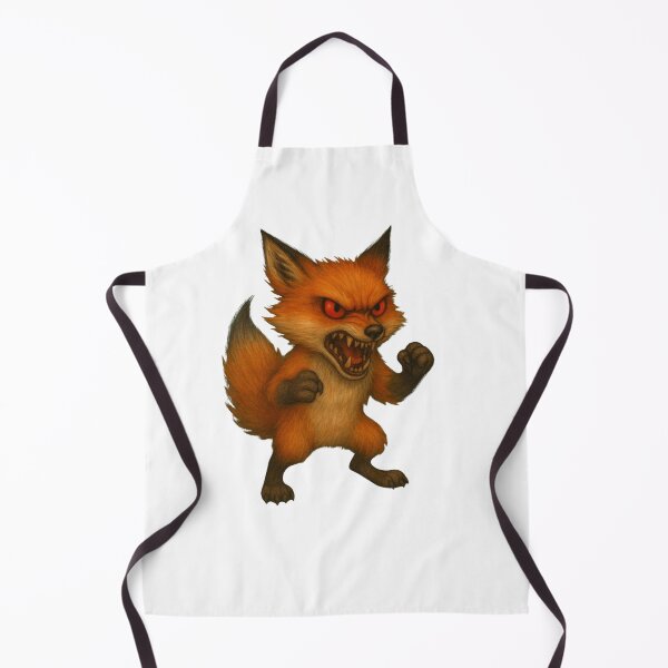 Item preview, Angry Red-Eyed Fox – Fierce Cartoon Animal designed and sold by SlomianyPisarz.