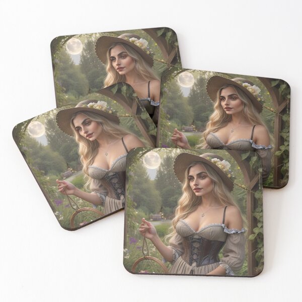 Item preview, Enchanted Cottagecore Garden – Cozy Witchy Fantasy Illustration designed and sold by MissSaylor.