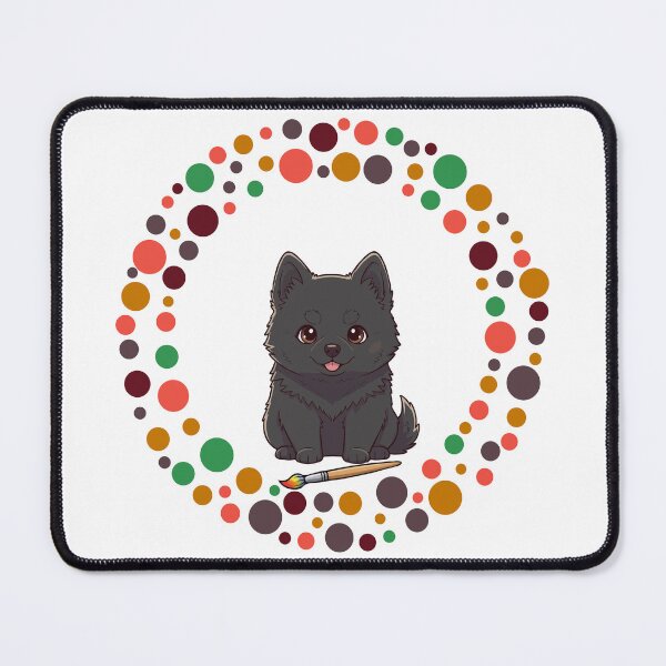 Item preview, Celebrate Dot Day with My Schipperke | Colorful Dog Art designed and sold by The Real Life Symphony.