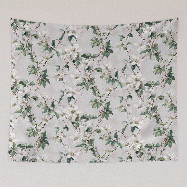 Item preview, White Clematis designed and sold by Tina Veenstra.