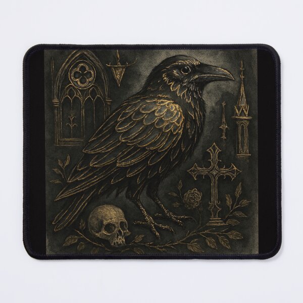Item preview, Artistic Raven Gothic Motifs designed and sold by Helios Be. Lavsh.