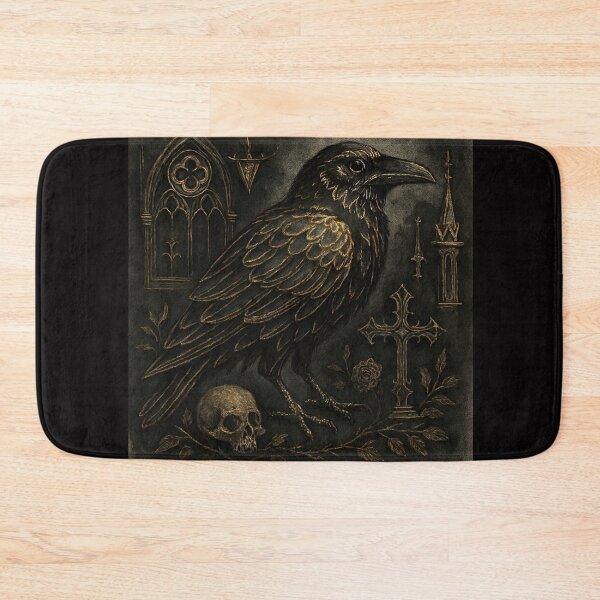 Item preview, Artistic Raven Gothic Motifs designed and sold by Helios Be. Lavsh.